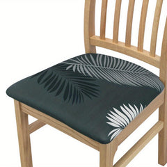 Jacquard Elastic Cushion Cover for Dining Chair
