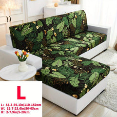Greenery Leaf Printed Sofa Slipcover Stretch Furniture Protector
