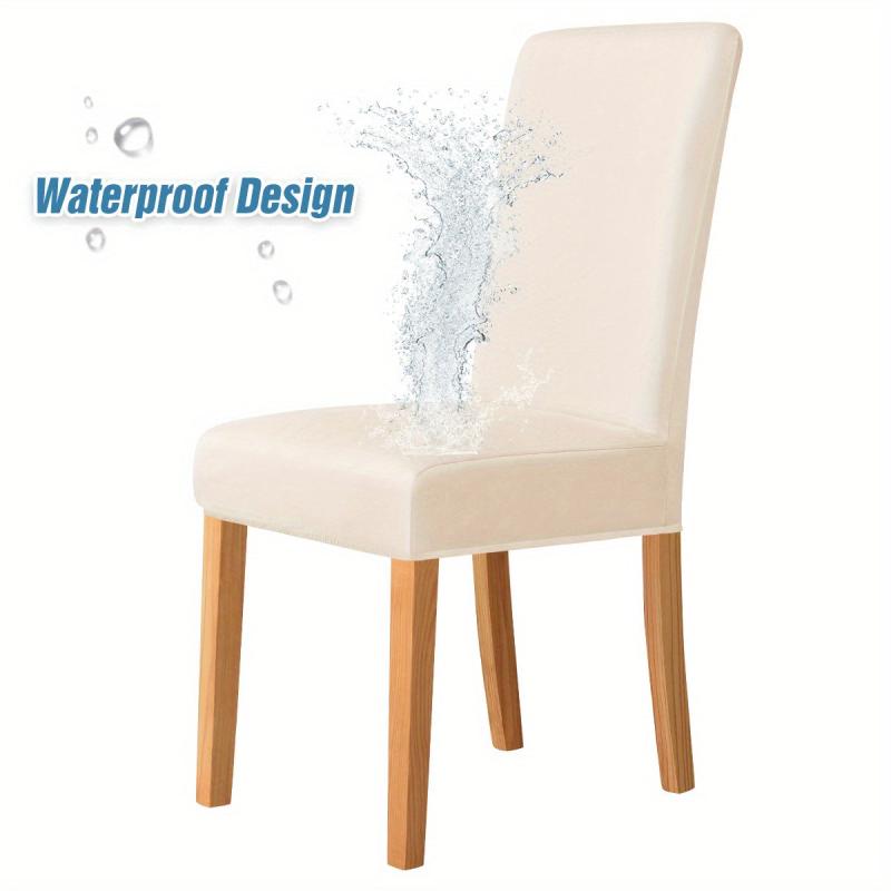 Waterproof Dining Chair Slipcover Spill-proof Stretchy Furniture Protector