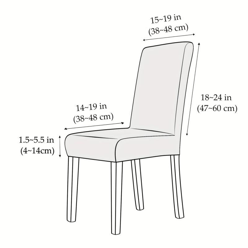 Waterproof Dining Chair Slipcover Spill-proof Stretchy Furniture Protector
