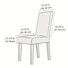 Waterproof Dining Chair Slipcover Spill-proof Stretchy Furniture Protector