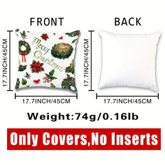 Christmas Style Throw Pillow Covers for Home Decor