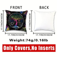 1pc Printed Throw Pillow Covers Decorative Throw Pillowcase Home Decor