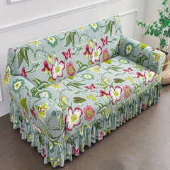 Stretch Sofa Slipcover With Skirt Non slip Sofa Cover