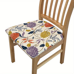 Printed Waterproof Dining Chair Slipcover Furniture Protector