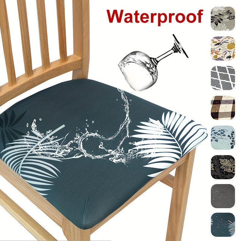 Printed Waterproof Dining Chair Slipcover Furniture Protector
