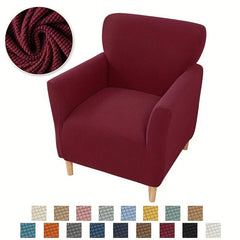 Polar Fleece Tub Chair Cover Spandex Armchair Slipcovers Elastic Sofa Covers