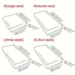 Elastic Sofa Cover Thick Dustproof Solid Slipcover Four Seasons Universal