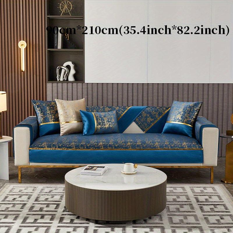 Bronzing Sofa Cover Furniture Protector For Bedroom Office Living Room