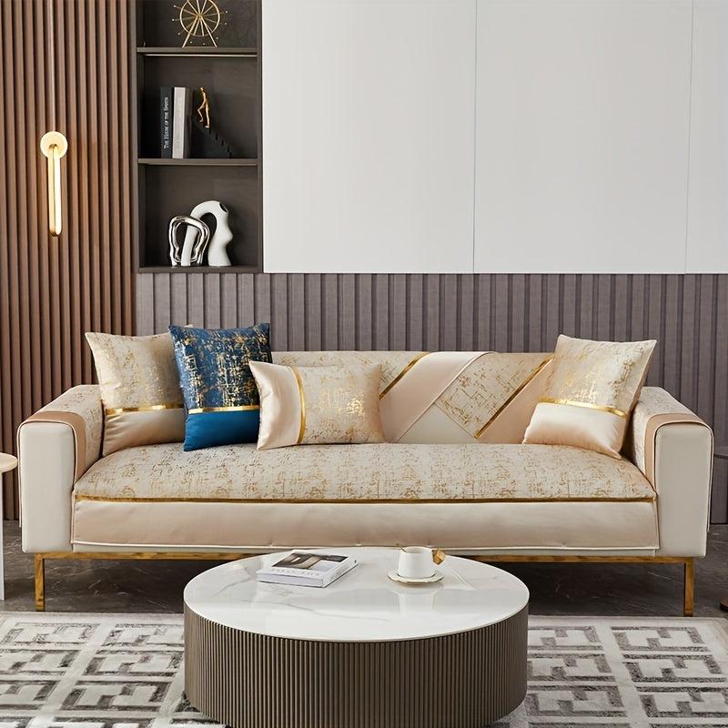 Bronzing Sofa Cover Furniture Protector For Bedroom Office Living Room