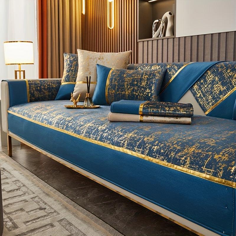 Bronzing Sofa Cover Furniture Protector For Bedroom Office Living Room