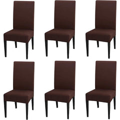 6pcs Stretchy Chair Covers Removable & Washable Seat Protector