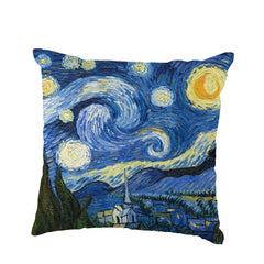 Vintage Retro Famous Painting Pillowcase