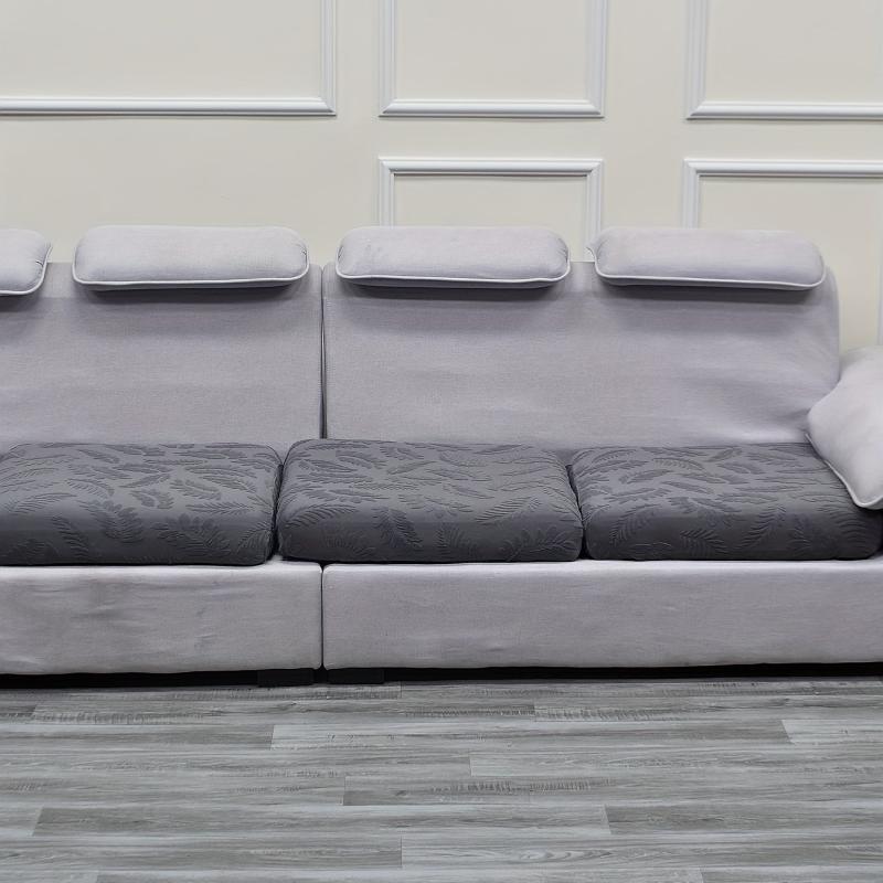 Waterproof Jacquard Leaf Pattern Sofa Slipcover with Cushion Cover
