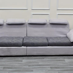 Waterproof Jacquard Leaf Pattern Sofa Slipcover with Cushion Cover