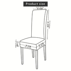Dining Chair Slipcover Elastic Cat Paw Proof Cover Home Decor