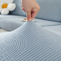 1pc Jacquard Sofa Slipcover Universal Elastic Sofa Cover