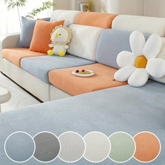 1pc Jacquard Sofa Slipcover Universal Elastic Sofa Cover