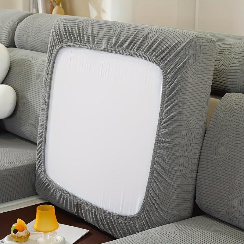 1pc Jacquard Sofa Slipcover Universal Elastic Sofa Cover