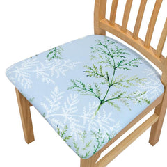 Stretchy Printed Chair Seat Covers - Removable & Washable Slipcover Protector