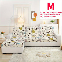 Flower Printed Sofa Slipcover Non Slip Furniture Protector