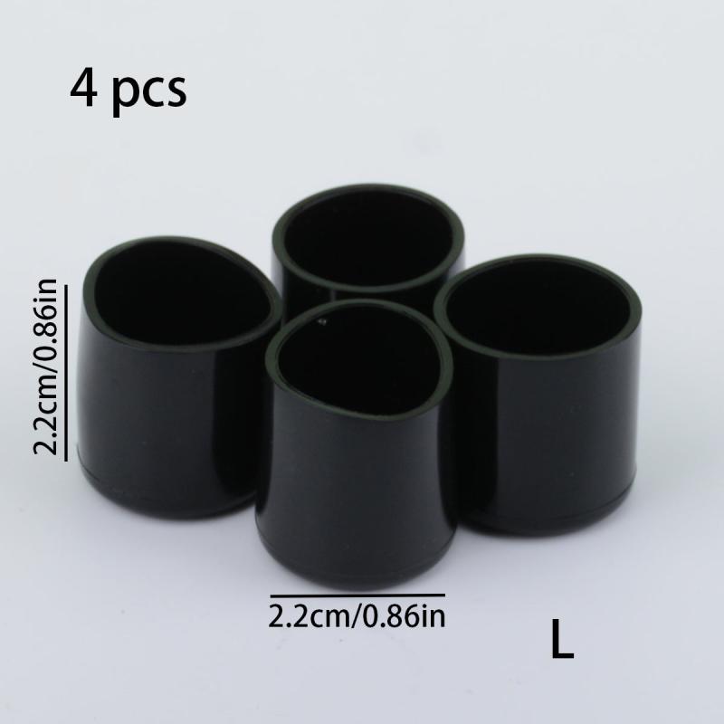 4pcs Chair Table Leg Covers Round Stool Foot Protection