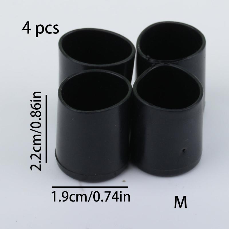 4pcs Chair Table Leg Covers Round Stool Foot Protection