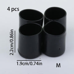 4pcs Chair Table Leg Covers Round Stool Foot Protection