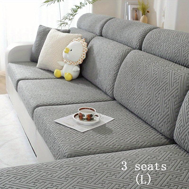 Elastic Jacquard Polar Fleece Sofa Slipcover European Style Modern Furniture Pro