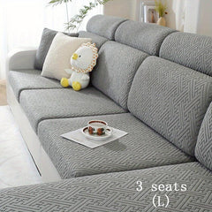 Elastic Jacquard Polar Fleece Sofa Slipcover European Style Modern Furniture Pro