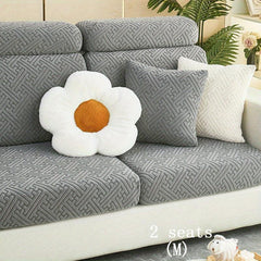 Elastic Jacquard Polar Fleece Sofa Slipcover European Style Modern Furniture Pro