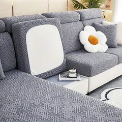 Elastic Jacquard Polar Fleece Sofa Slipcover European Style Modern Furniture Pro