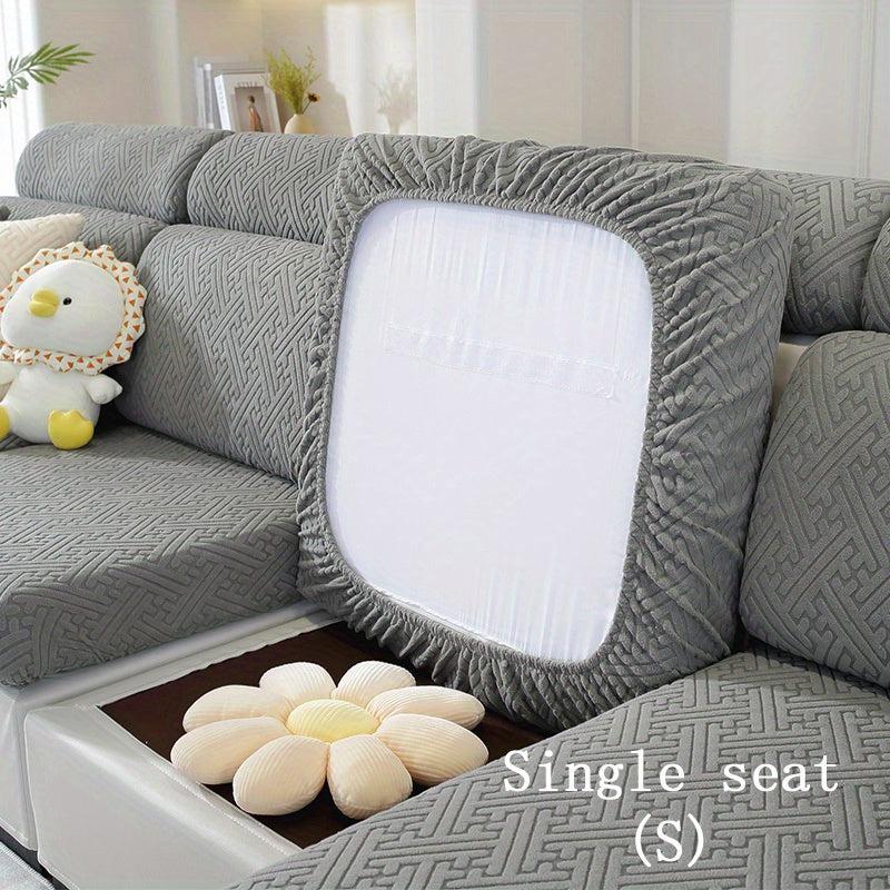 Elastic Jacquard Polar Fleece Sofa Slipcover European Style Modern Furniture Pro