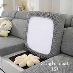 Elastic Jacquard Polar Fleece Sofa Slipcover European Style Modern Furniture Pro