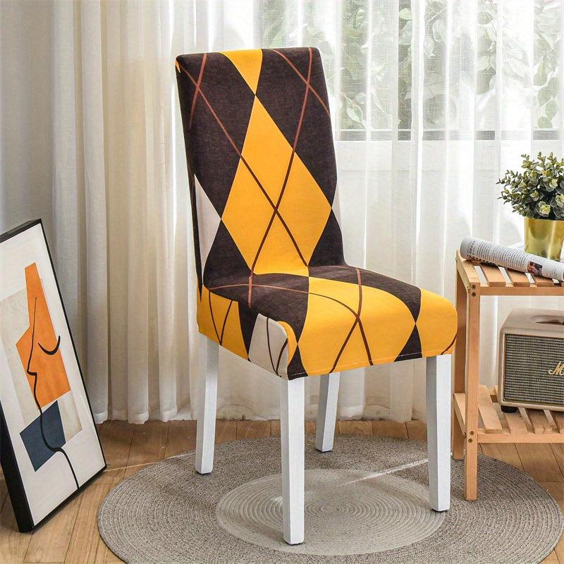 All inclusive Milk Silk Elastic Dining Chair Slipcover Furniture Protector