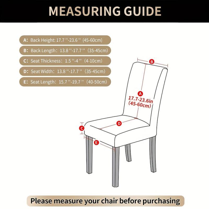All inclusive Milk Silk Elastic Dining Chair Slipcover Furniture Protector