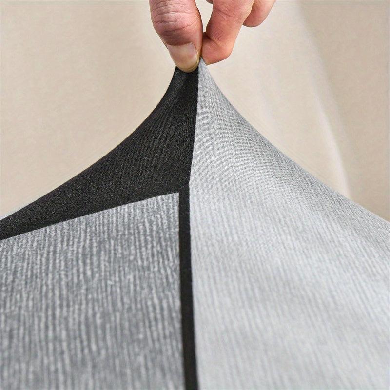 Gray Geometric Sofa Slipcover Furniture Protector for Home Decor