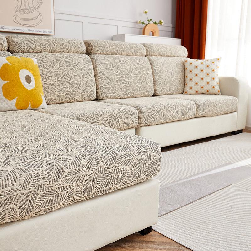 Thickened Embossed Jacquard Elastic Sofa Cover Four Seasons Universal