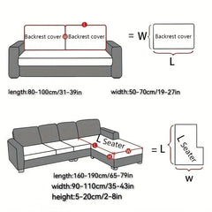 Thickened Embossed Jacquard Elastic Sofa Cover Four Seasons Universal