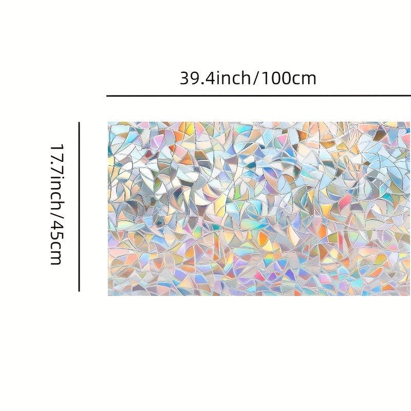 Rainbow Window Privacy Film Stained Glass Sticker