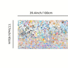 Rainbow Window Privacy Film Stained Glass Sticker