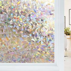Rainbow Decorative Window Film - Stained Glass Privacy Film