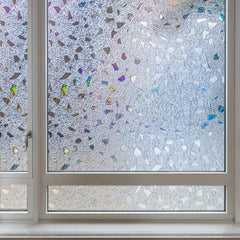 Rainbow Decorative Window Film - Stained Glass Privacy Film