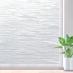 Frosted Glass Window Film Privacy UV Blocking Static Cling
