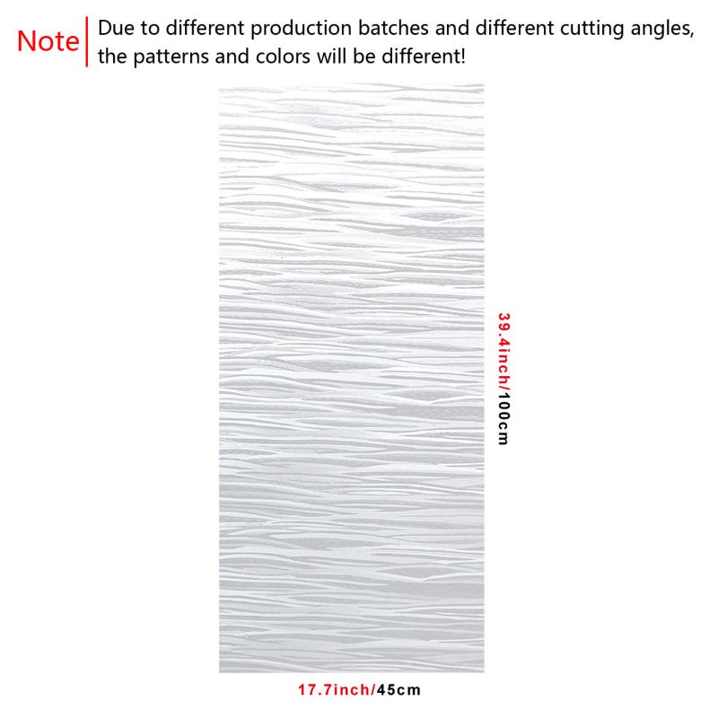Frosted Glass Window Film Privacy UV Blocking Static Cling