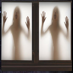 Halloween Ghost Glass Window Film Sticker for Home Decor
