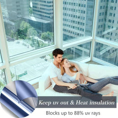 Privacy Sunglasses Reflective Window Film Heat Control UV Protection