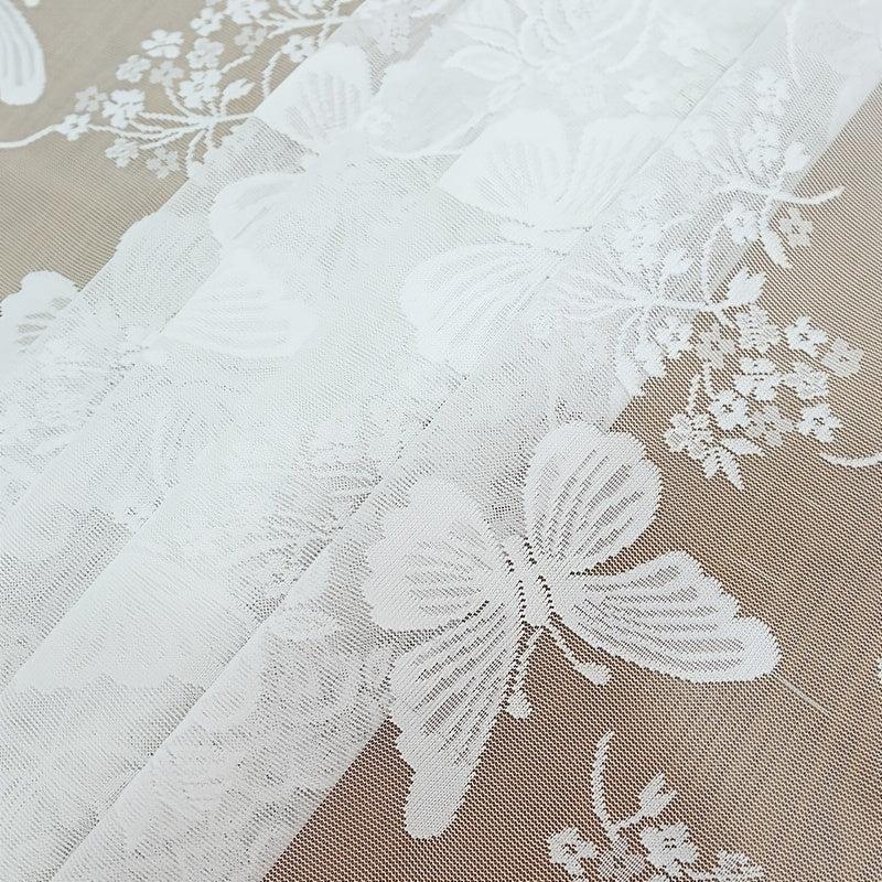 Butterfly Flower Lace Curtain for Home Decoration
