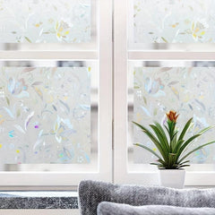3D Tulip Glass Window Sticker Privacy Protection Self Adhesive Decal