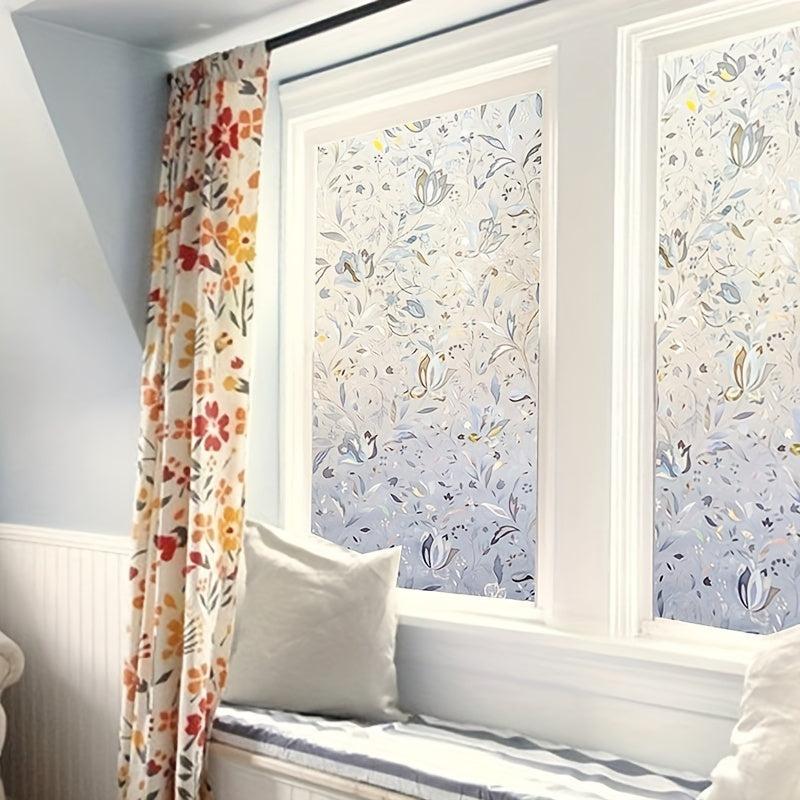 3D Tulip Glass Window Sticker Privacy Protection Self Adhesive Decal